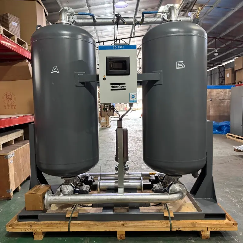 Atlas Copco CD850+ Desiccant शोषण एयर ड्रायर एटलस Copco एयर ड्रायर वास्तविक