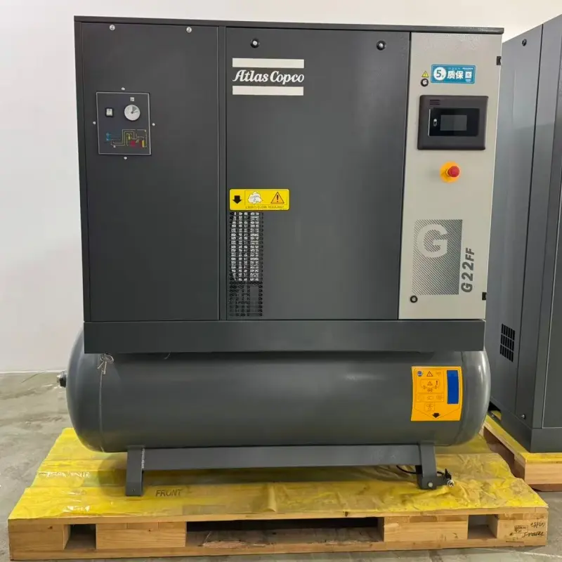 एटलस Copco G22FF 22kW 30HP तेल इन्जेक्टेड रोटरी स्क्रू एयर कम्प्रेसर औद्योगिक निर्माणको लागि