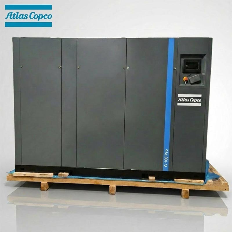 Atlas Copco GA160 Pro 160kW 215HP तेल इन्जेक्टेड रोटरी स्क्रू एयर कम्प्रेसर 7.5 10Bar 1543CFM
