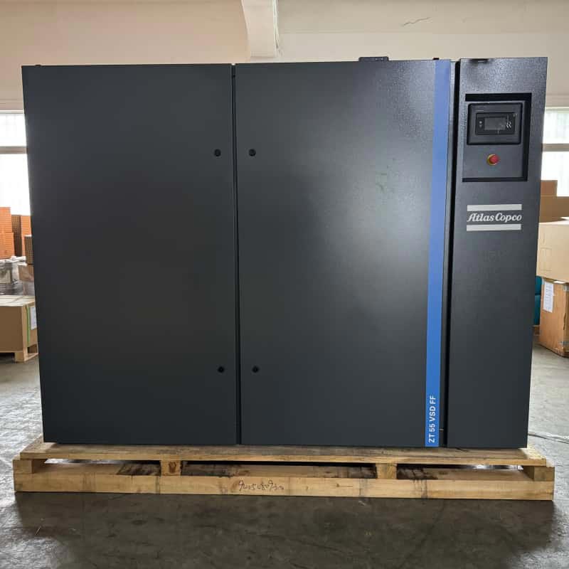 एटलस Copco ZT55 VSD FF | औषधि खाद्य उद्योग वर्ग ० को लागि तेल-रहित एयर कम्प्रेसर 55kW